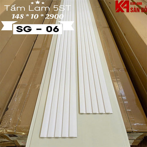 Tấm Ốp Tường Lam 5 Sóng Thấp SG-06